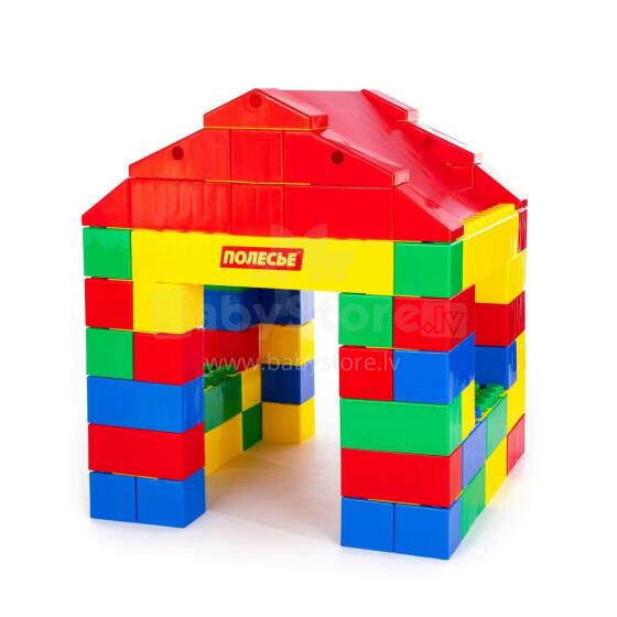 Polesie Blocks XXL Art.37473 Constructor - Big Cubes House (134 pcs)