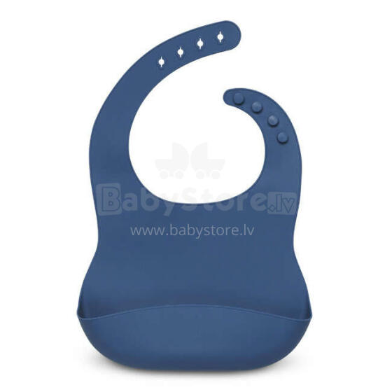 Jollein Silicone Bib Art.029-007-66035 Jeans Blue