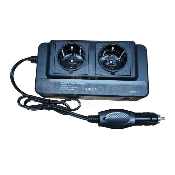 Automašīnas strāvas pārveidotājs no 12V līdz 230V