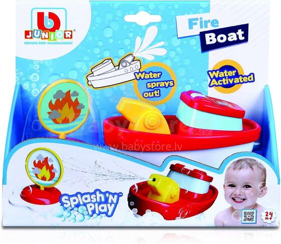 BB JUNIOR ugunsdzēsēju laiva Splash 'N Play, 16-89023