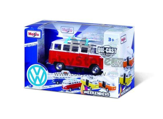 MAISTO DIE CAST 1:36 auto VW Van Samba, assort., 21237