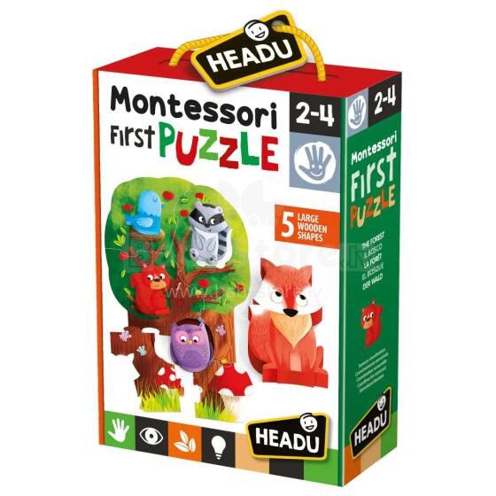 HEADU Montessori pirmā puzle - Mežs