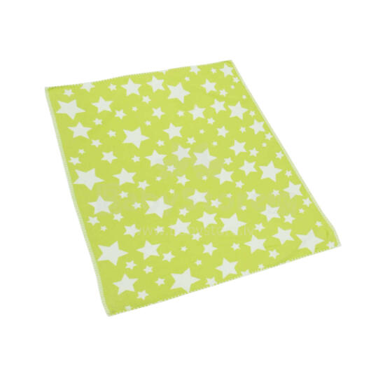 Kids Blanket Cotton  Art.G00011 Green Stars