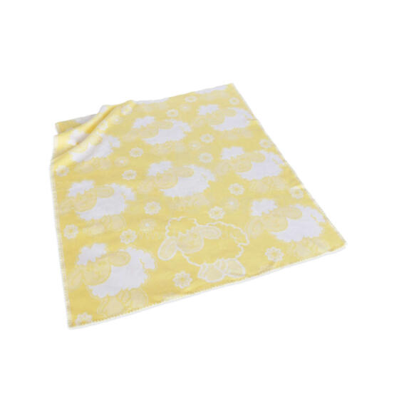Kids Blanket Cotton  Art.C0036813 Yellow Sheep