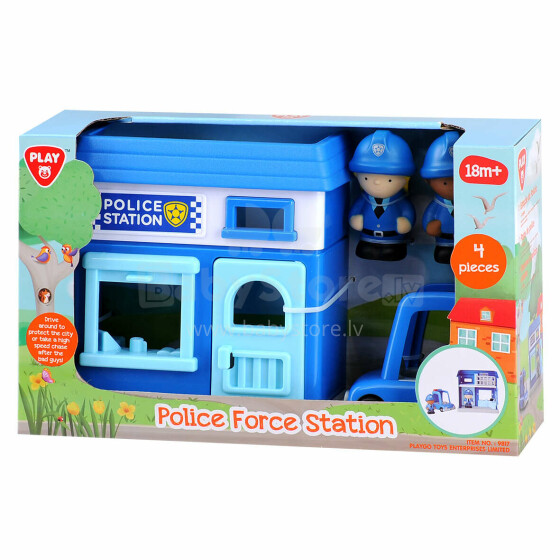 PLAYGO INFANT&TODDLER Policijas stacija, 9817