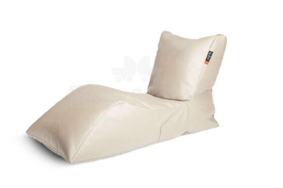 Qubo™ Lounger Coconut SOFT FIT beanbag
