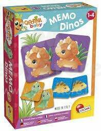 Carotina Baby Memo Dino Art.92505  žaidimo atminties kūrimas
