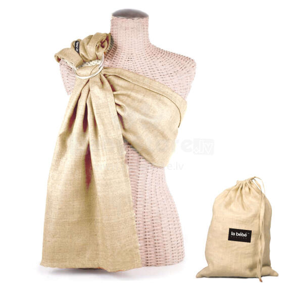 La bebe™ Nursing Sling Cotton Art.141915 Beige cotton