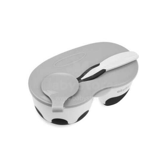 Akuku Bowl Art.A0428 Feeding set plate and spoon