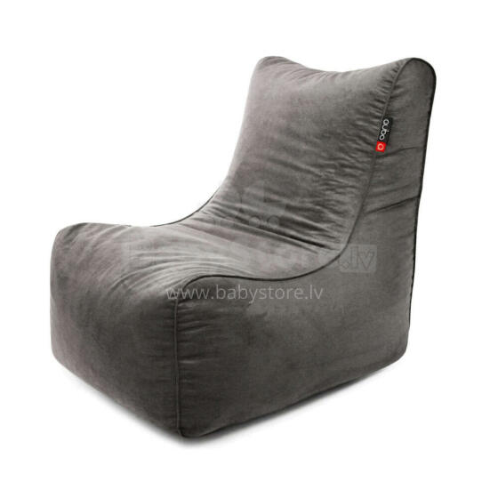 Qubo™ NEW22 BURMA Graphite VELVET FIT beanbag