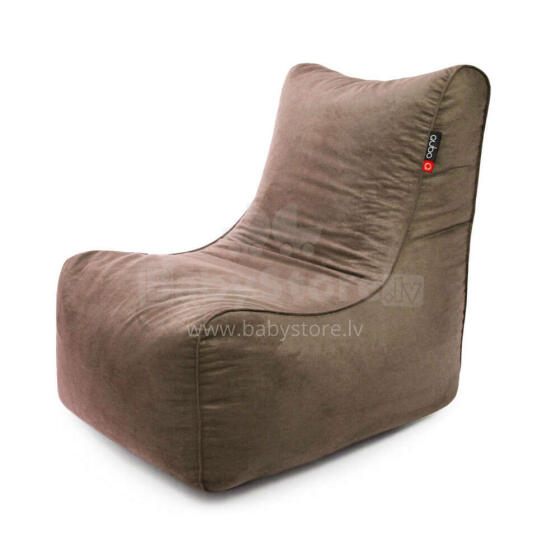 Qubo™ NEW22 BURMA Praline VELVET FIT beanbag