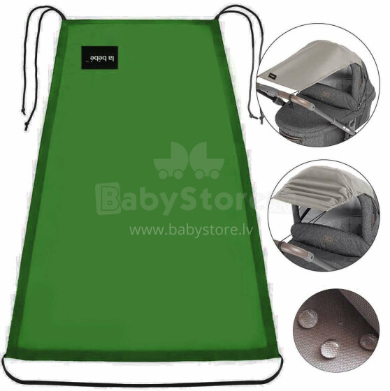 La bebe™ Visor Art.142591 Green Universal stroller visor+GIFT mini bag