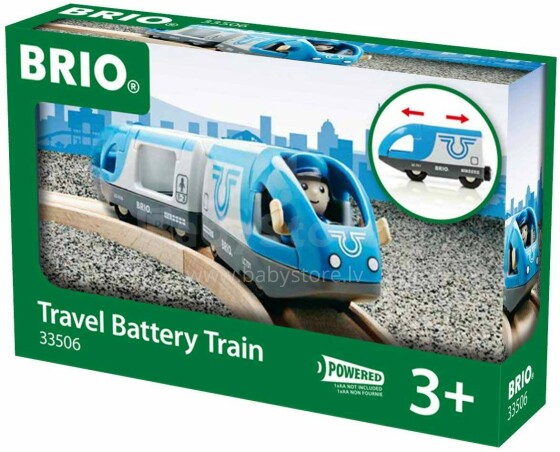 BRIO RAILWAY Travel Battery Train Art.33506 Пассажирский поезд с мотором