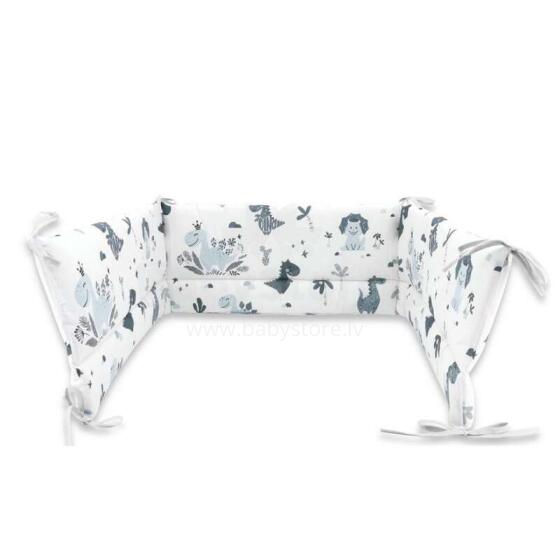 MimiNu Bed Bumper Art.142834 Dino Granat