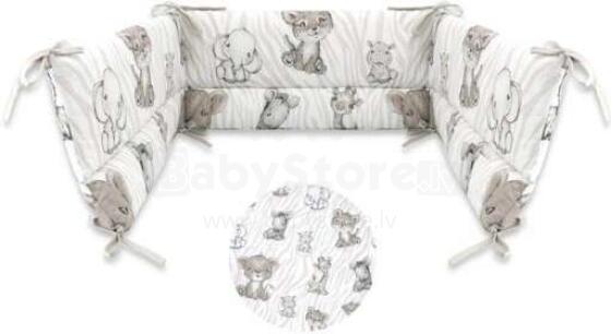 MimiNu Bed Bumper Art.142848 Safari