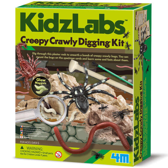 4M Creepy Crawly rakšanas komplekts