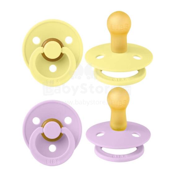 Bibs Colour Art.142919 Sunshine/Violet sky Soothers 6-18 m.