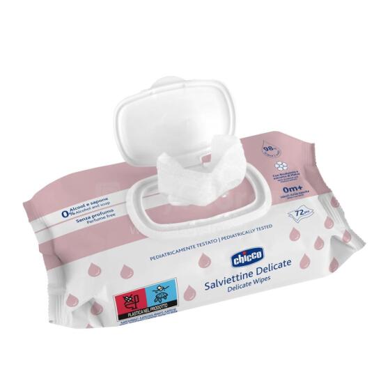 Chicco Delicate Wipes Art.142942  Delicate wet wipes, 72 pcs.