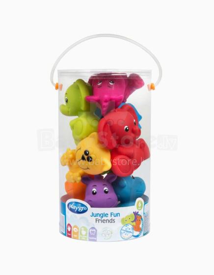 PLAYGRO bath toy Jungle Fun Friends (fully sealed), 187485/0188417