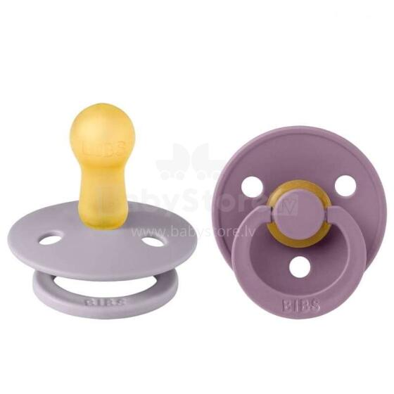 Bibs Colour Art.142977 Fossil Grey / Mauve Soothers 0-6 m.