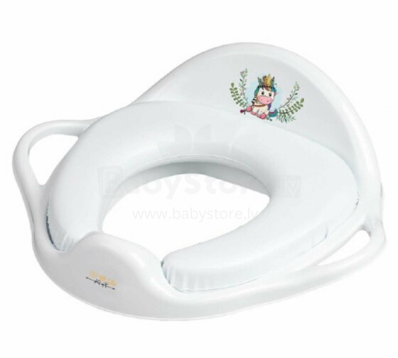 Tega Baby Toilet Trainer Art. DZ-020-103 White Сидение/Накладка для унитаза, мягкая, с ручками