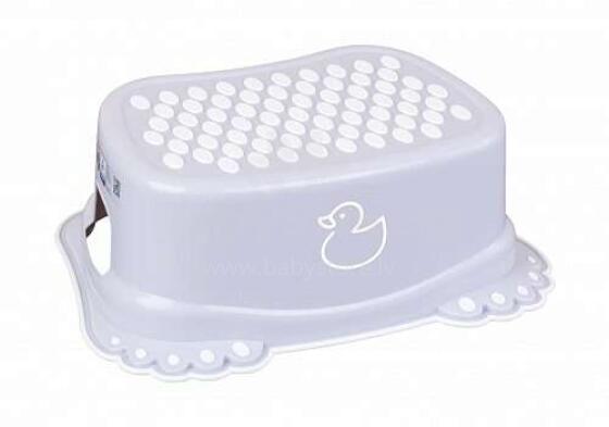 Tega Baby Anti Slip Footstool Art.DK-006-122 Duck Light Grey Neslīdošs pakāpiens