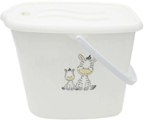 Maltex Nappy Bucket Zebra Art.6906 Beige