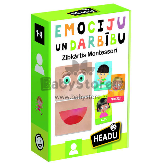 HEADU Montessori zibkartītes