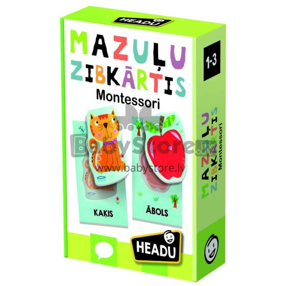 HEADU Montessori zibkartītes mazuļiem (latviešu val.)