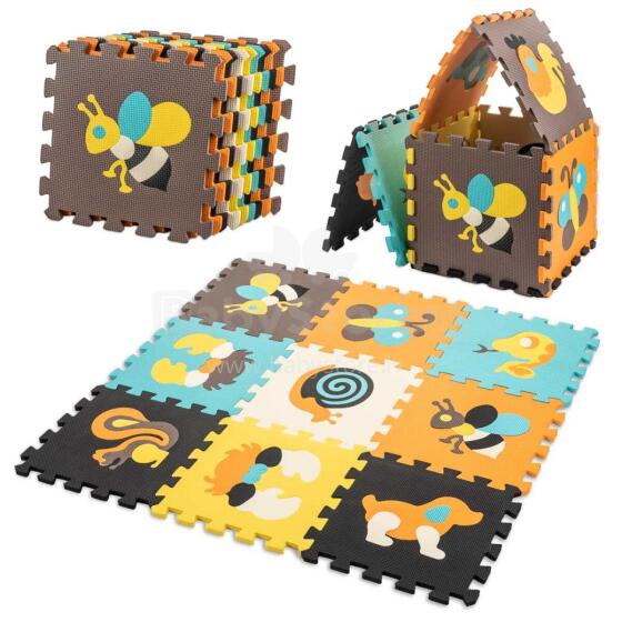 Bebe Basic Puzzle Art.KX5208 Foam puzzle mat for children 9 pieces.
