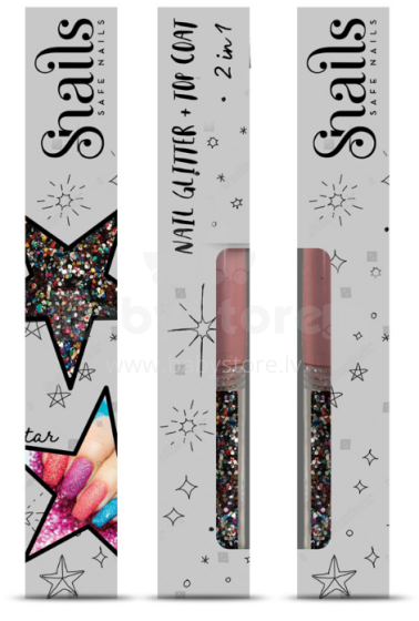 Snails Nail Glitter 2 in 1  Art.143720 Magic Dust Multicolor