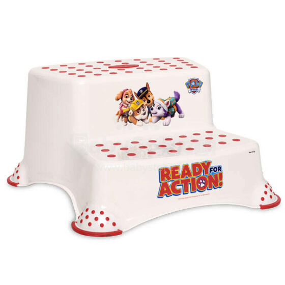 Lorelli Double Step Stool Art.143809 Dogs White