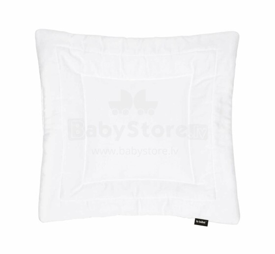 La Bebe™  Satin Pillow Art.143828 White Bērnu spilvens  40x40 сm