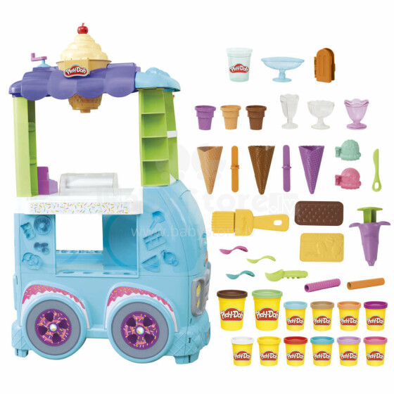 PLAY-DOH Rotaļu komplekts Lielais saldējuma furgons
