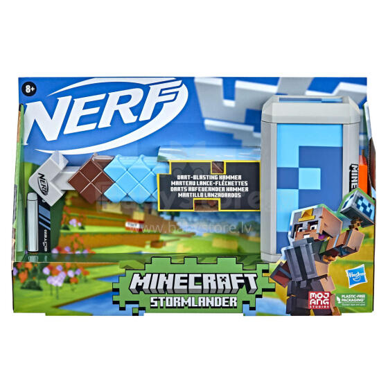 Nerf Minecraft Stormlander Dart-Blasting Hammer
