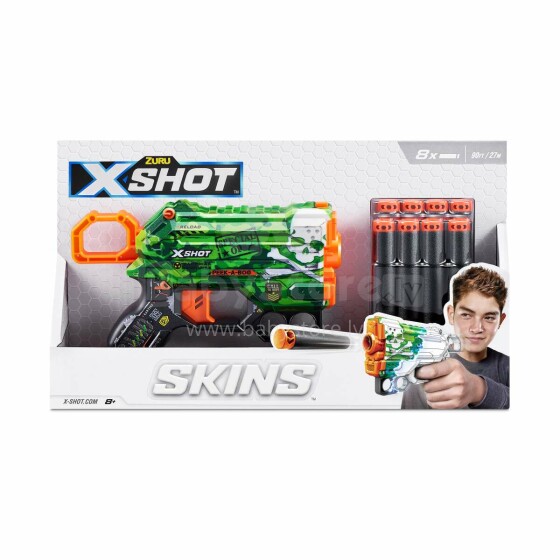 XSHOT spēļu ierocis Skins Menace, assort., 36515