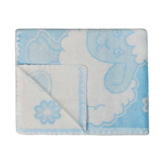 Kids Blanket Cotton  Art.G00011 Blue Dog