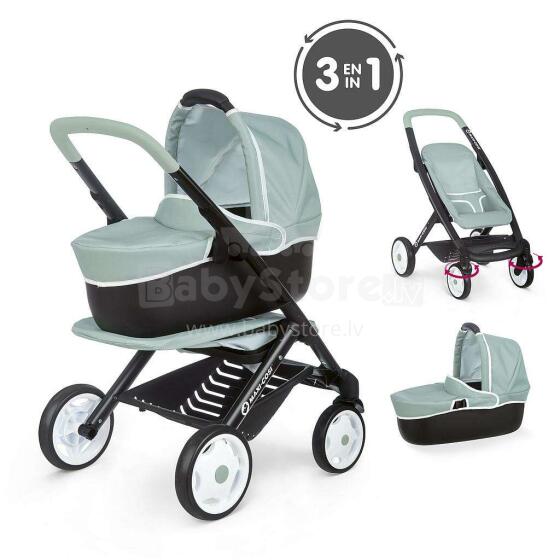 Smoby Doll Pram Maxi Cosi Quinny 3in1 Art. 253120S