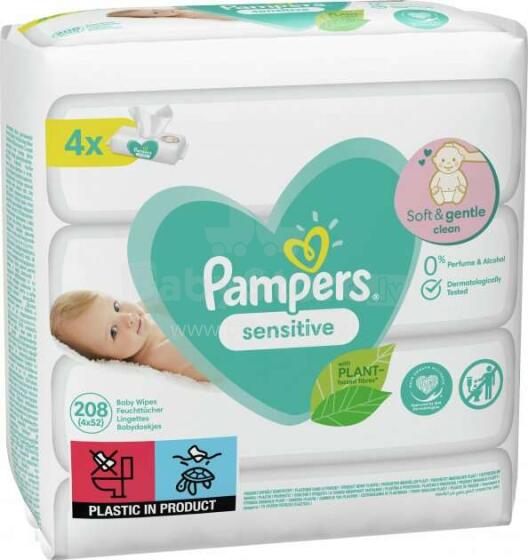 Pampers Sensitive Art.P04H184 mitrās salvetes,52x4 gab