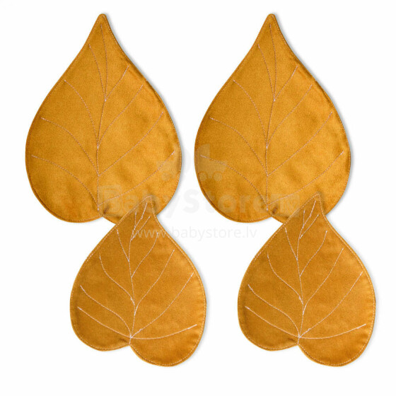 Qubo™ Autumn Leaf Apricot VELVET FIT beanbag