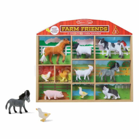 Melissa&Doug Farm Friends Set Art.10594 Lauku dzīvnieku komplekts