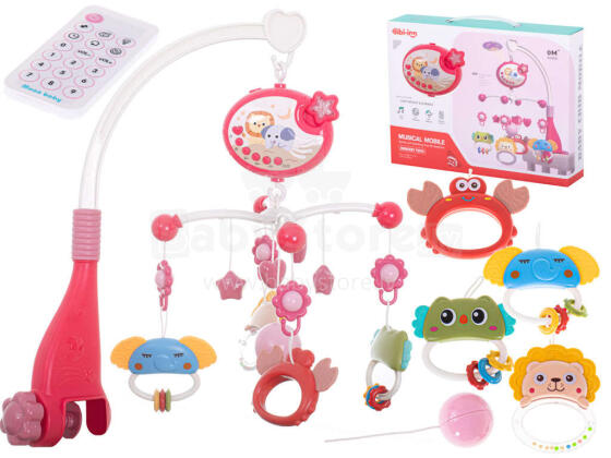 CAROUSEL STAR DESIGN LULLABIES PINK + REMOTE CONTROL Art.KX5469