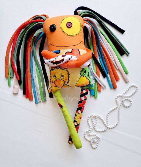Hand Made Toys Art.144866 Monsters Orange, 46 cm (hand made)