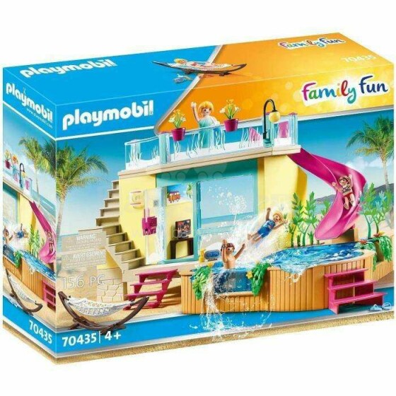 Playmobil Family Fun Art.70435 Konstruktors Vasaras māja ar baseinu