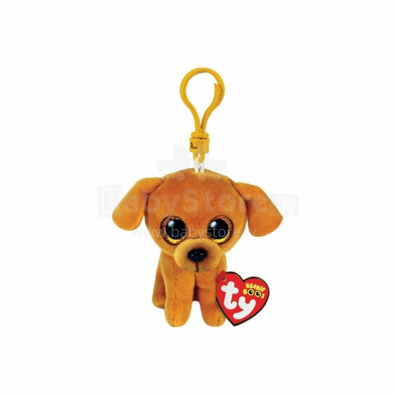TY Beanie Boos Clips Art.TY35256 Dog Высококачественная мягкая, плюшевая игрушка брелок