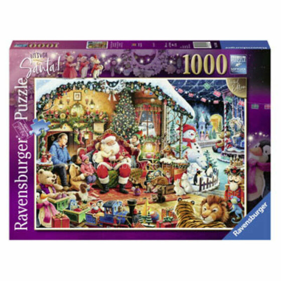 Ravensburger Puzzle Santa  Art.R15354 Пазл,1000 штук