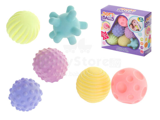 Ikonka Sensory Balls Art.KX6359 box