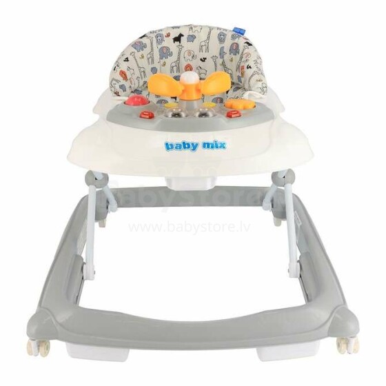 BabyMix Baby Walker Art.47976 Grey   Детские интерактивные ходунки