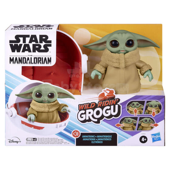 STAR WARS Interactive Plush Wild Ridin´ Grogu, 12 cm