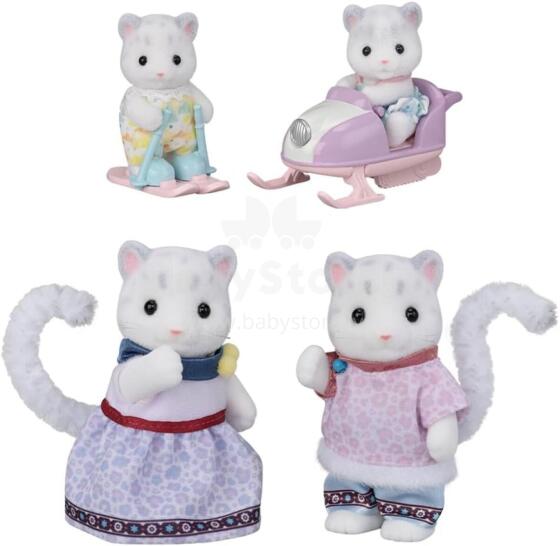 Sylvanian Families Snow Leopard Family Ski Set Art.5814